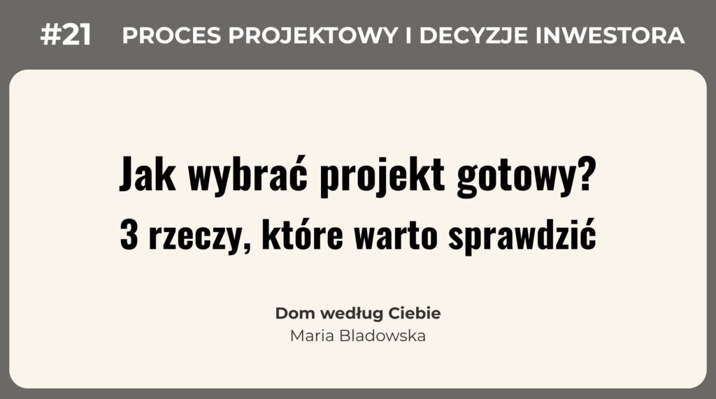 projekt gotowy domu